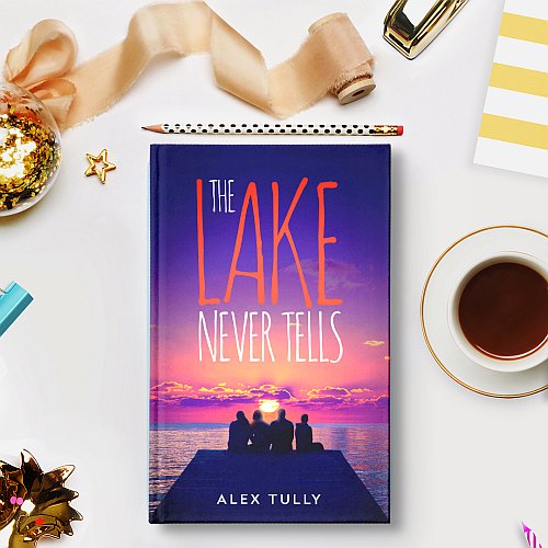 Alex Tully The Lake Never Tells book cover presentation