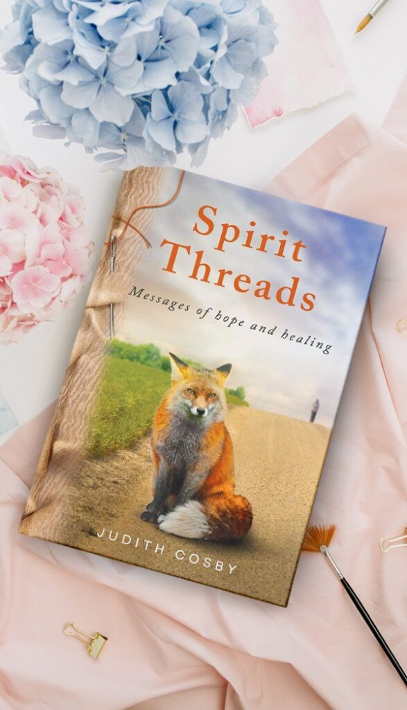 book cover mocku of judith cosby spirit threads